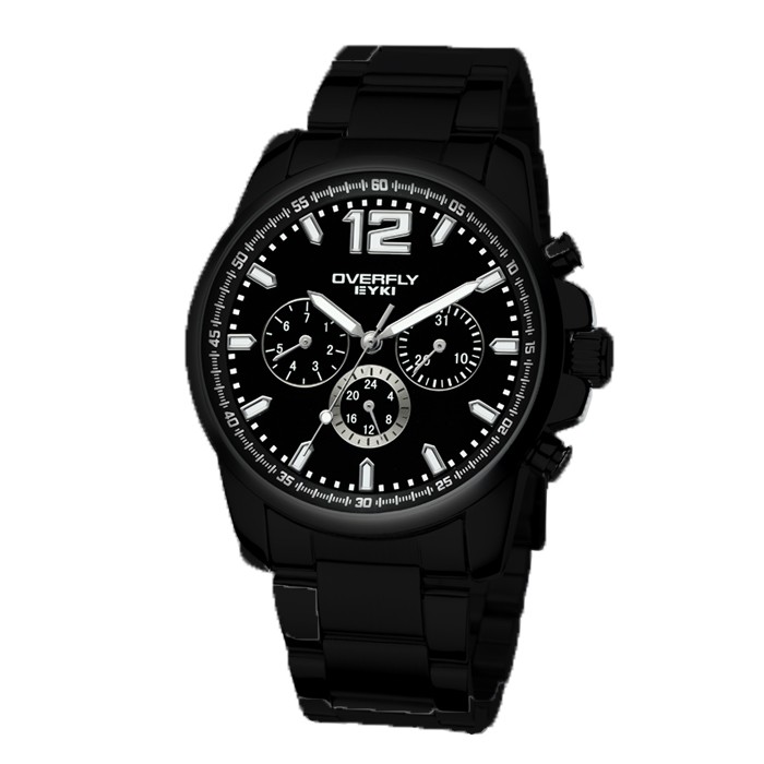 Eyki Jam Tangan Pria Chrono Aktif Stainless Steel