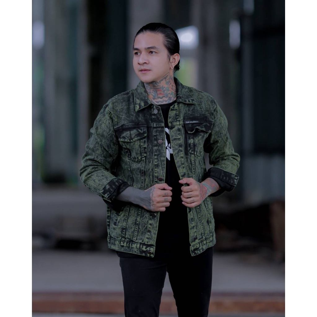 Jaket Sanwash The Bojiel / Jaket Jeans Pria / Jaket Pria Denim