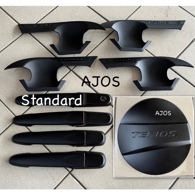 Paket Handle All New Terios Hitam Doff / Outer All New Terios 2018-2022 AJOS