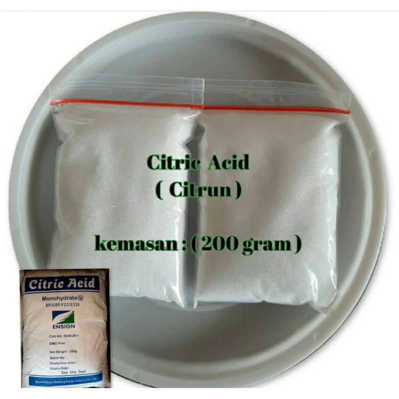 

Citrid Acid / Asam Sitrat / Netto ( 200 Gram )