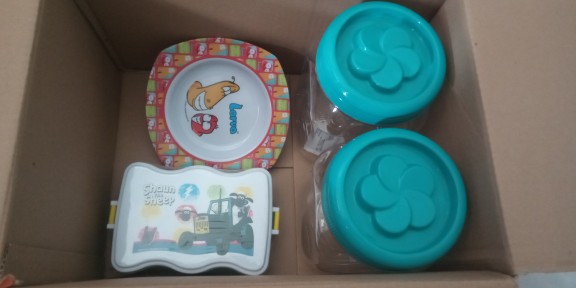 Onyx Toples Persegi / Square Canister 1.6 L X 2 Pcs