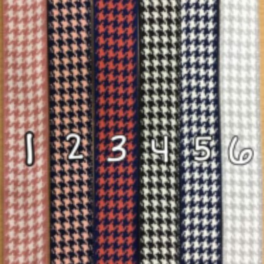 1 METER - 2.5 CM &amp; 3.8 CM PITA KADO | PITA HAMPERS | PITA MOTIF HOUNDSTOOTH