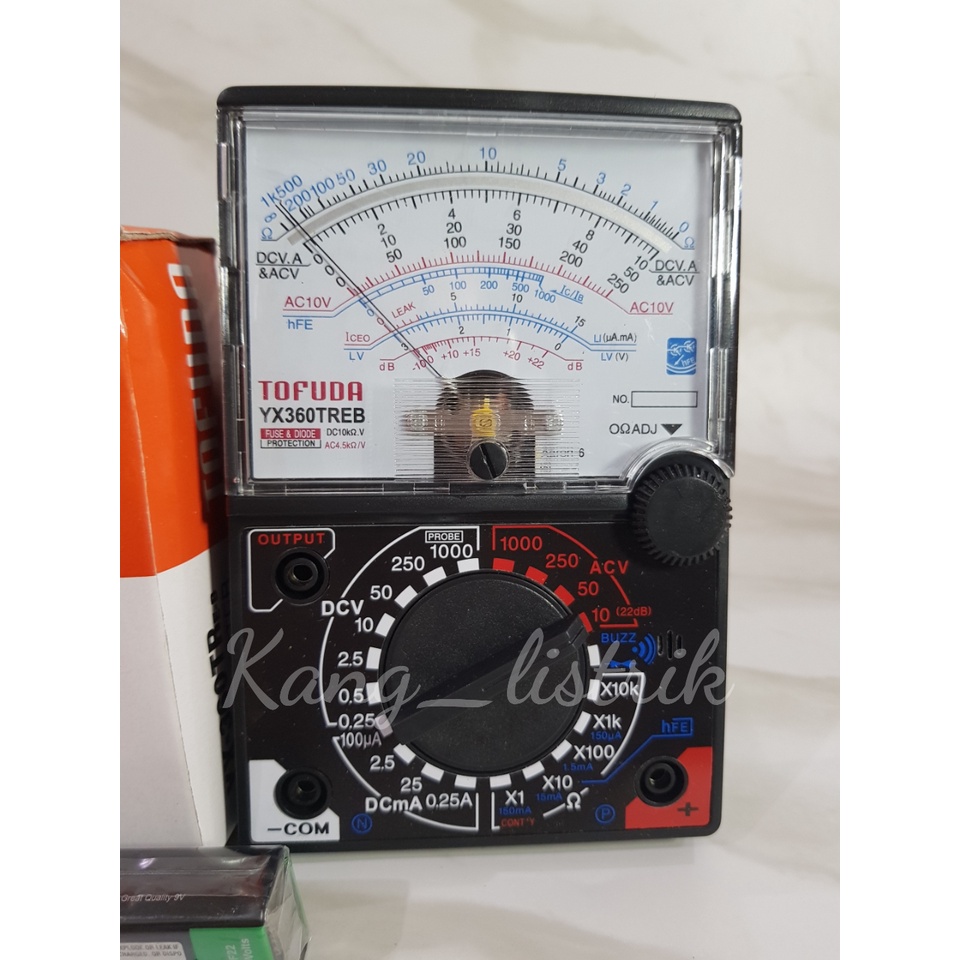 Multitester Analog / Multimeter / Tester Visero YX360TRN