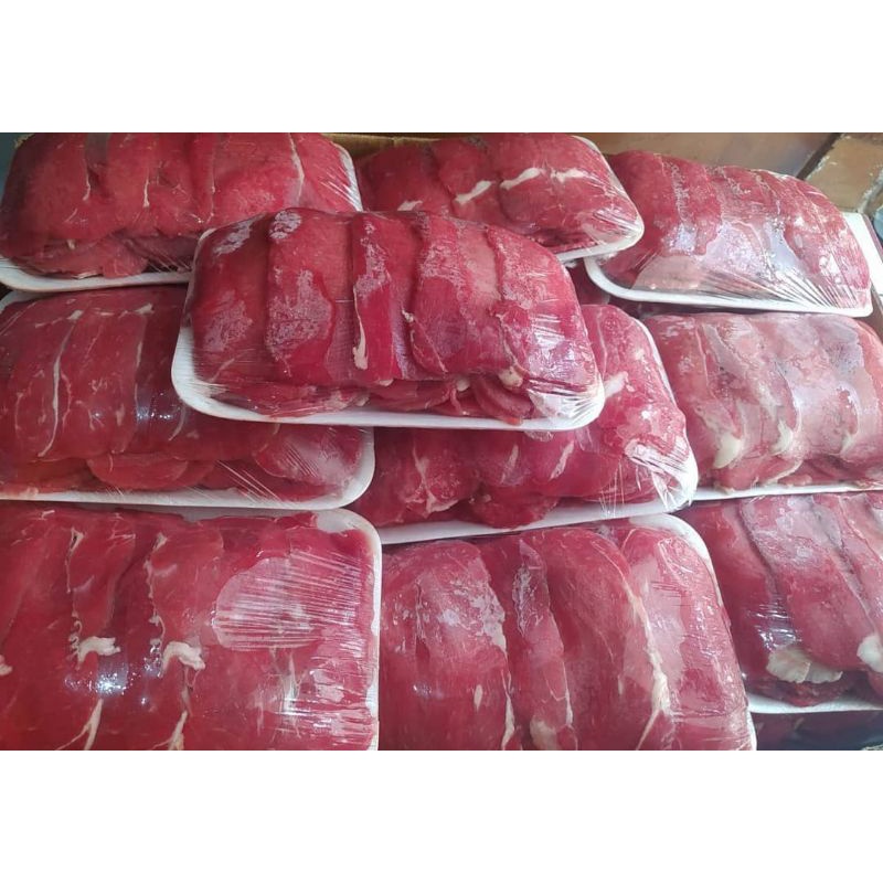 

BEEF SLICE TANPA LEMAK BEEF YAKINIKU 500GRAM
