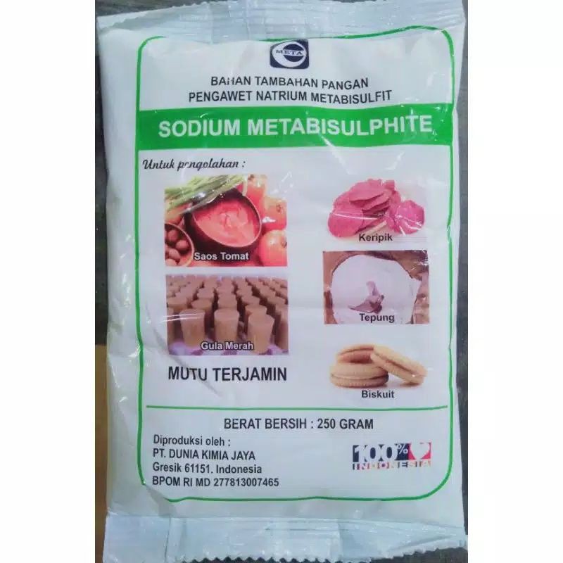 

MBS - Sodium metabisulphite /sodium metabisulfit/metabisulfite/metabisulpite @250gram