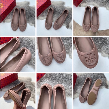 [Instant/Same Day] Original TB  stb01   stb02   Ori  Sheepskin ladies flat shoes flat shoes  xie