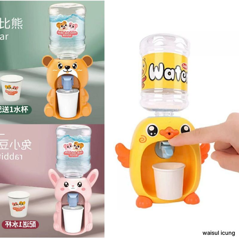[BONUS] Cute Mini Dispenser anak kecil buat mainan toys Dispenser air Bebek mini for children