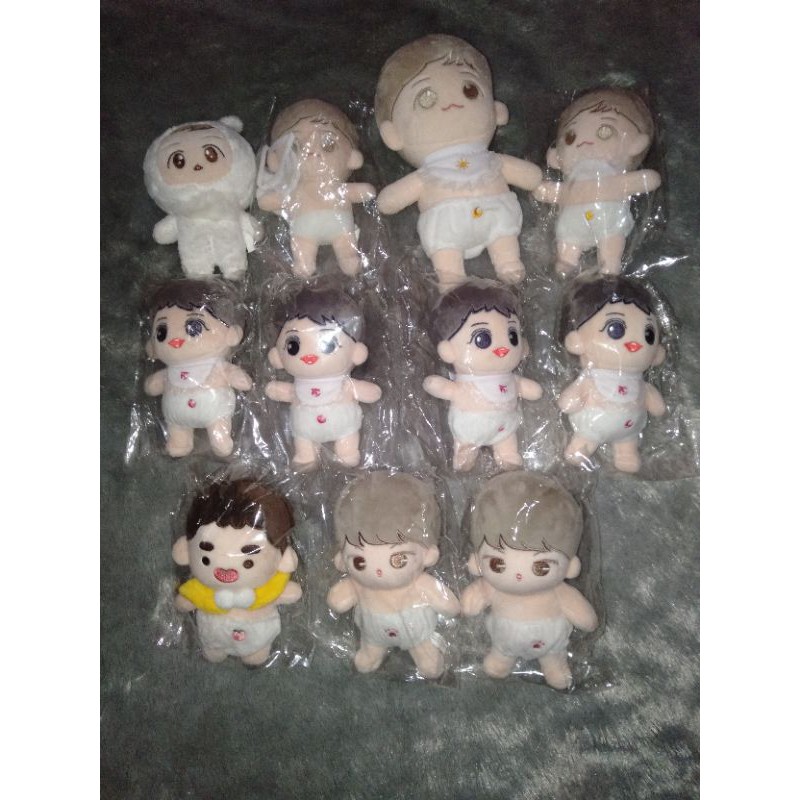 EXO Doll Babyboo Baekhyun, Babyboo Chanyeol, Sehun, D.O