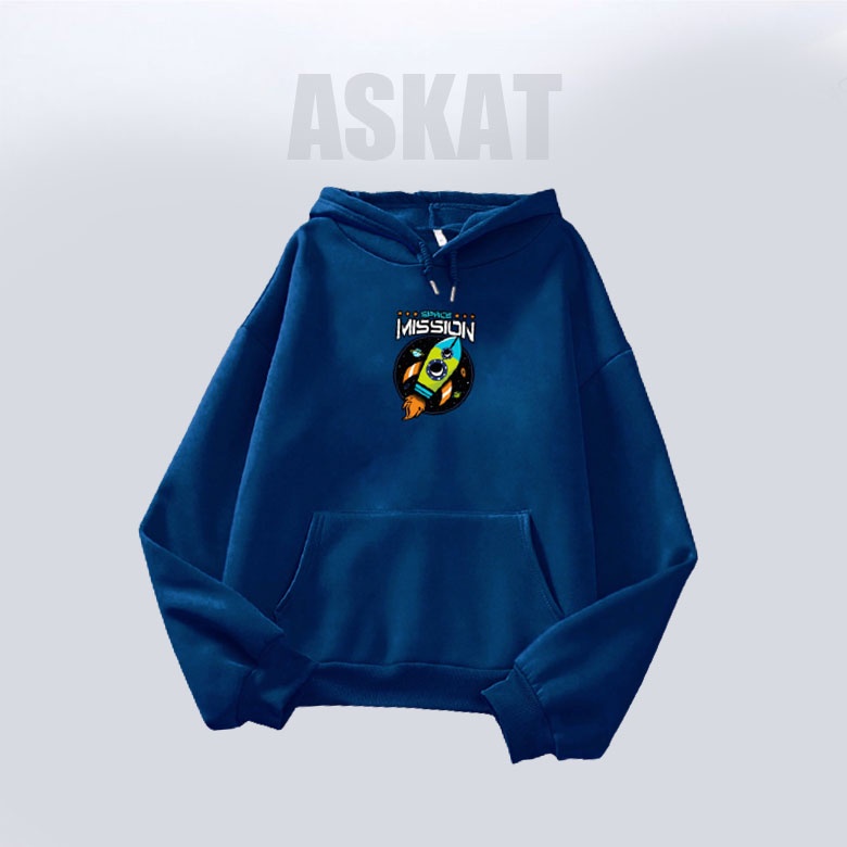 Jaket Distro Sweater Hoodie Anak Laki Laki Space Mission Sweter Hodie Baju Anak Umur 6 - 10 Tahun