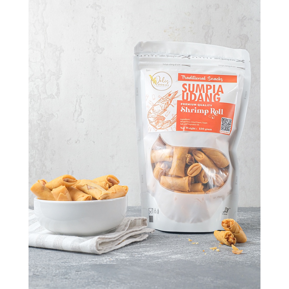 

Snack Keripik Sumpia Udang Delis Cookies by Defalira