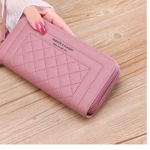 ☀ PX 641 Dpmpet Panjang Wanita 2 Ruang (2 Resleting) - Dompet Import Kualitas Premium - Dompet Canti