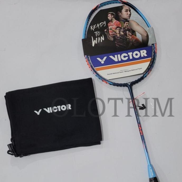 Raket Badminton Victor Thruster K Hmr / Tk Hmr Light Blue "New Color" Roccabar