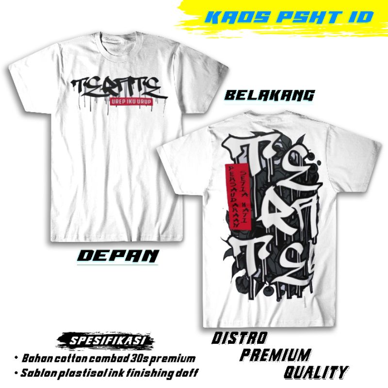 GGXQ / /KAOS PSHT JAPANESE SIMPLE STYLE - PUTIH /BISA COD/BAHAN DISTRO KAOS PSHT ID   Kayser   SIM