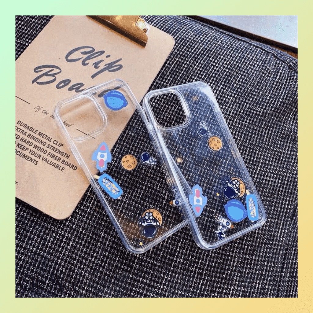 SoftCase Glitter air Planet Iphone 6 6s 7 8 SE 6+ 6s+ 7+ 8+ X Xs Xr Max 11 12 13 Pro Mini FH04