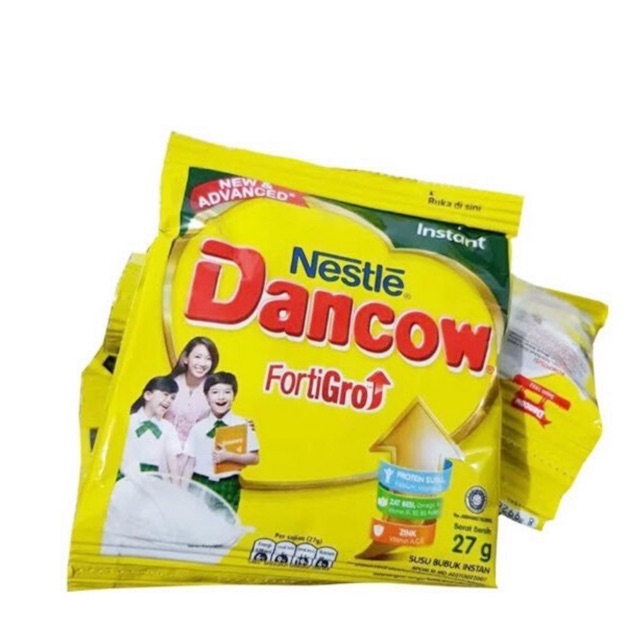 

Dancow Fortigro 10 Sachet - Susu Bubuk Instant Putih dan Coklat