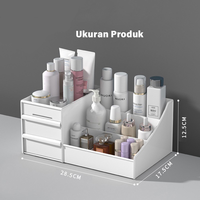 IL - RAK KOSMETIK DRAWER / KOTAK PENYIMPANAN MAKE UP COSMETIC STORAGE DRAWER BOX / KOTAK MAKEUP LACI RAK