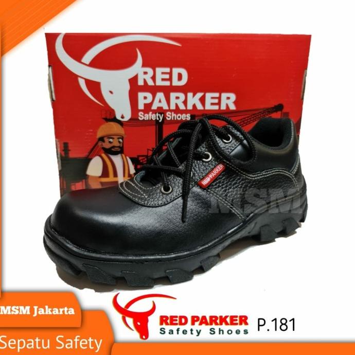 SEPATU SAFETY RED PARKER P181