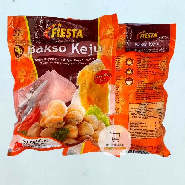 Fiesta Bakso Keju Baso Isi Keju 20 Butir 300gram