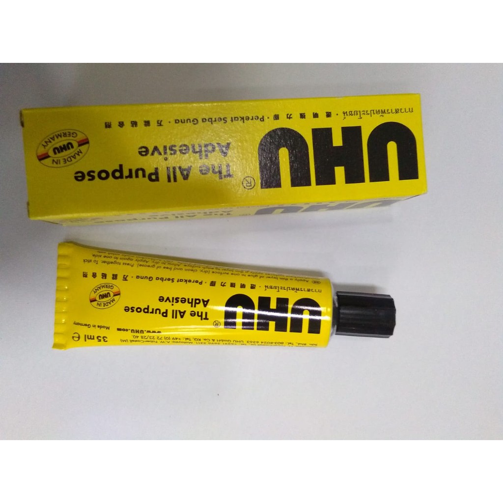 

UHU GLUE TUBES 35ML - Liquid glue lem perekat bening