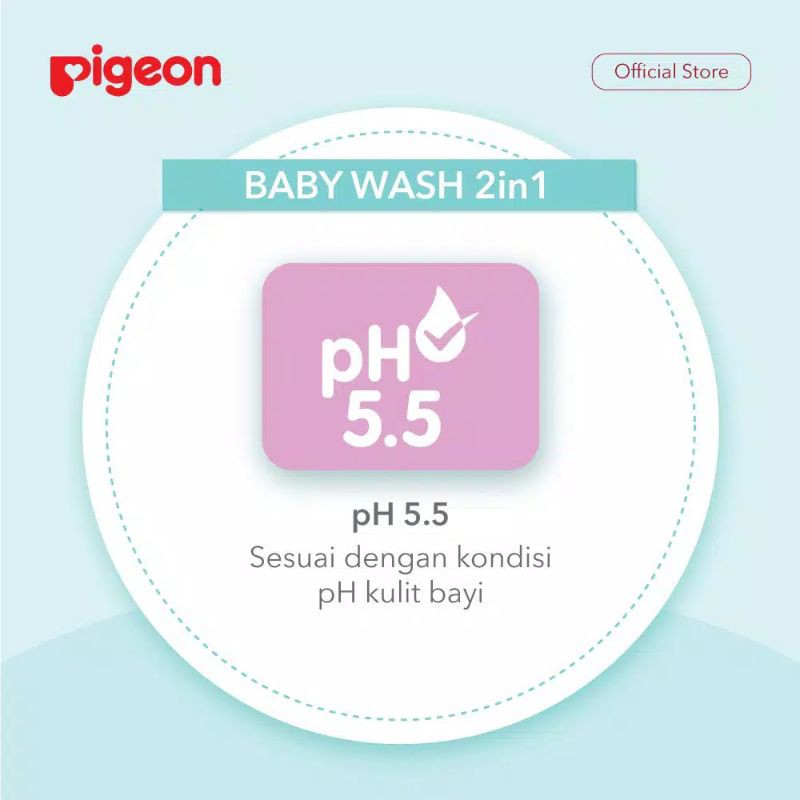 Pigeon Baby Wash 2in1  Chamomile 100ml / Sabun Cair Bayi