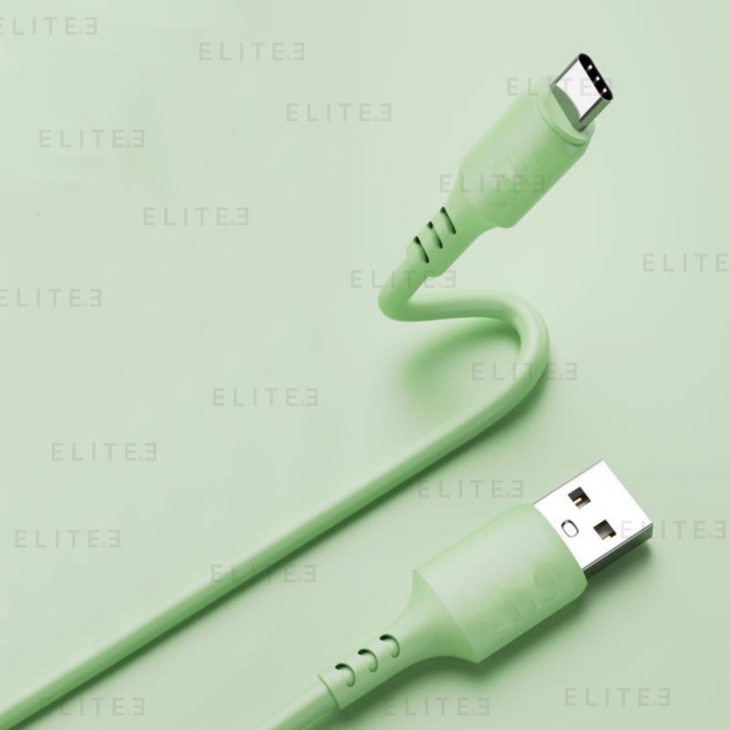 ELITEE KABEL DATA FAST CHARGING SUPER VOOC MICRO USB &amp; TYPE C 2.1A ORIGINAL ABS