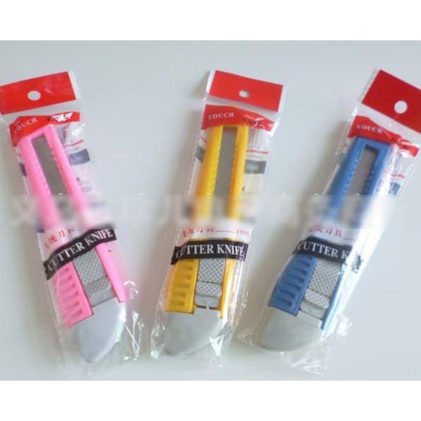 

Murah Alat Tulis Stationery ATK Kantor Cutter Pisau Potong Pemotong Kertas