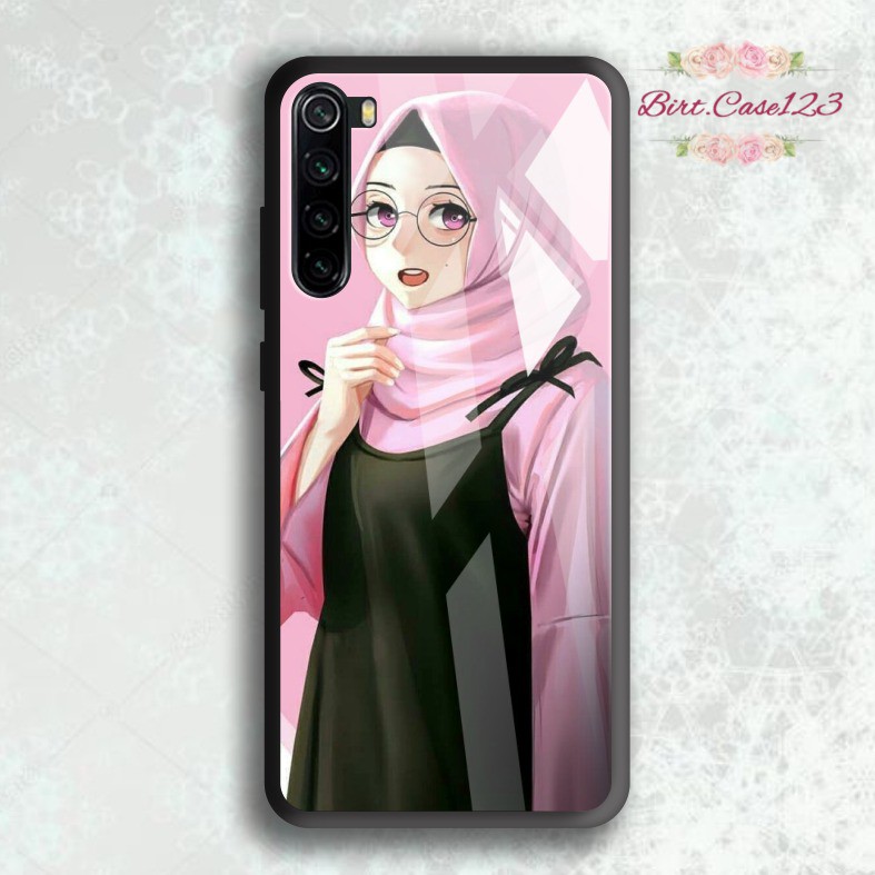 back case glass HIJAB Oppo A3s A1k A5 A9 2020 A7 F9 A5s A31 A52 A53 A92 A37 A57 A59 A71 A83 BC5349