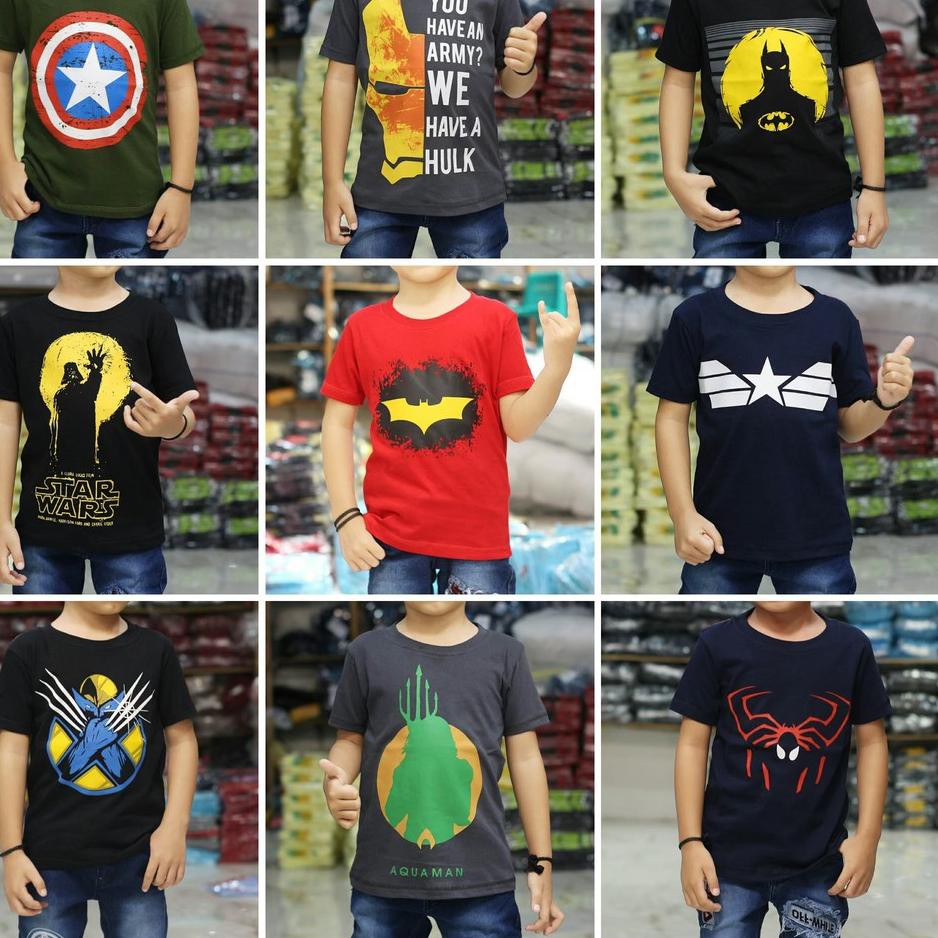 Dijamin Ori KAOS  DISTRO  ANAK  SPIDERMAN SUPERHERO MARVEL 