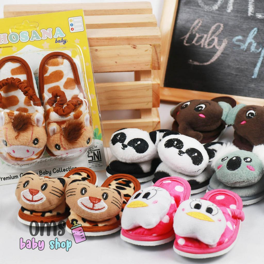 OMS Babyshop! Sepatu Sandal Bayi Boneka Hewan Lucu / Sepatu Sandal Prewalker / Sepatu Sandal Boneka Murah / Sepatu Sandal Anak