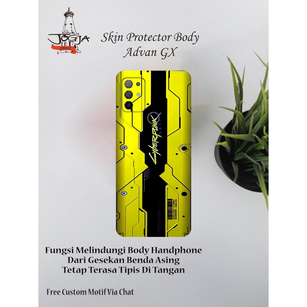 Garskin HP Advan GX Motif cyber - Free Custom Motif Via Chat