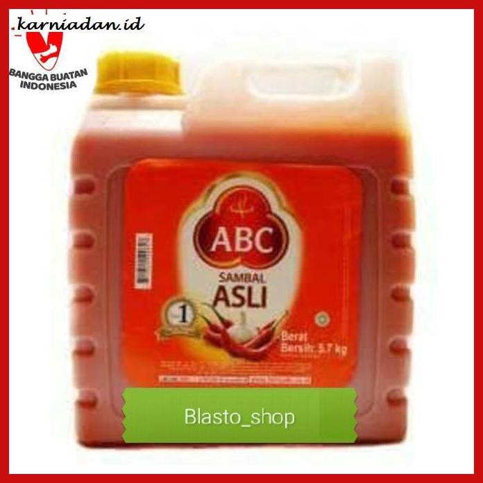 

Aneka-Sambal- Sambal Asli Abc Jerigen 5,7 Kg -Pedeeeeeezzzzzzz.