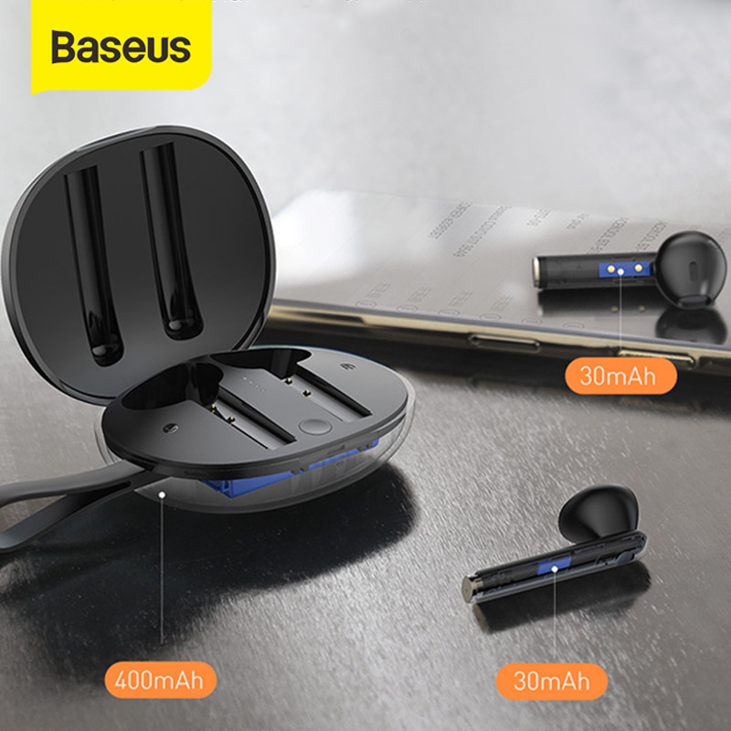 Baseus Original W05 True Wireless Sound Bluetooth Headset Handsfree Earphone TWS Earbuds Stereo