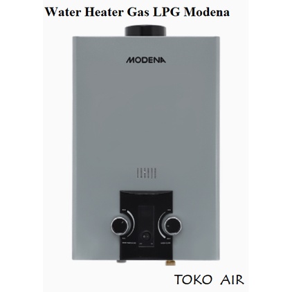 Modena Water Heater Gas GI 6AV / Pemanas Air Modena Gas 6 lt GI 6A V