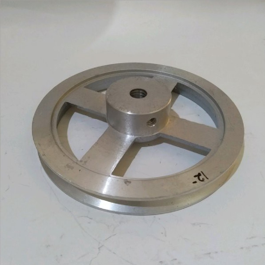 Pulley / Pully / Puli Jalur A1 Diameter 6&quot; Inch As 12 mm Aluminium