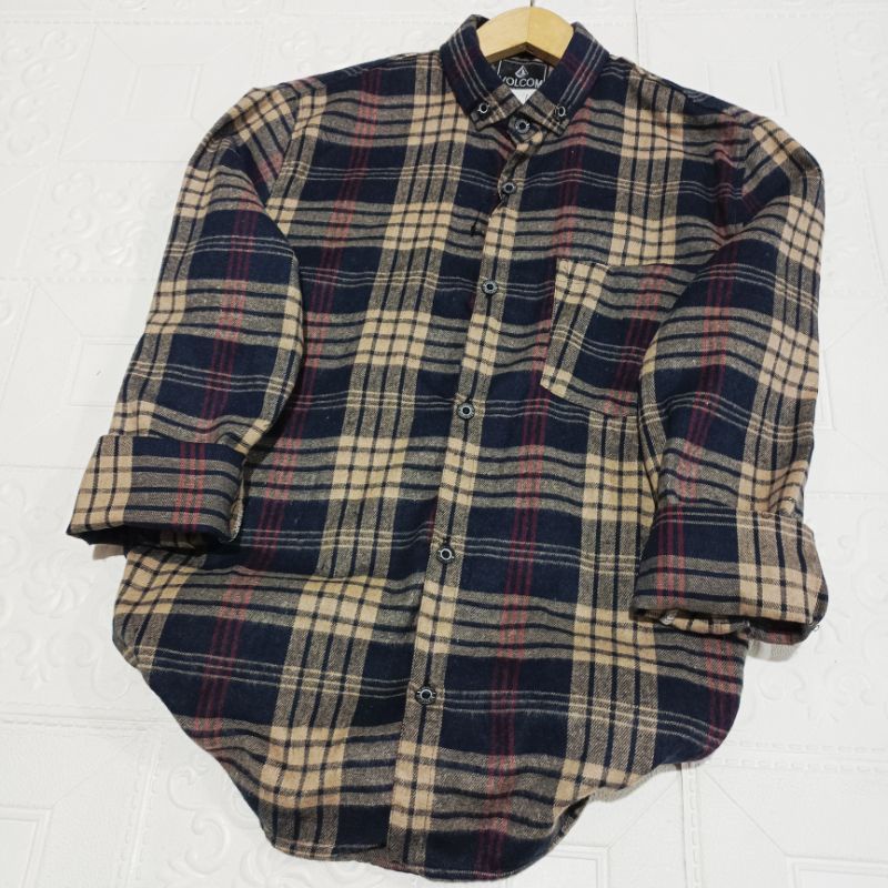 Kemeja flanel pria unisek flanel wanita panjang kotak-kotak kualitas impor bisa pilih motif-Dealova