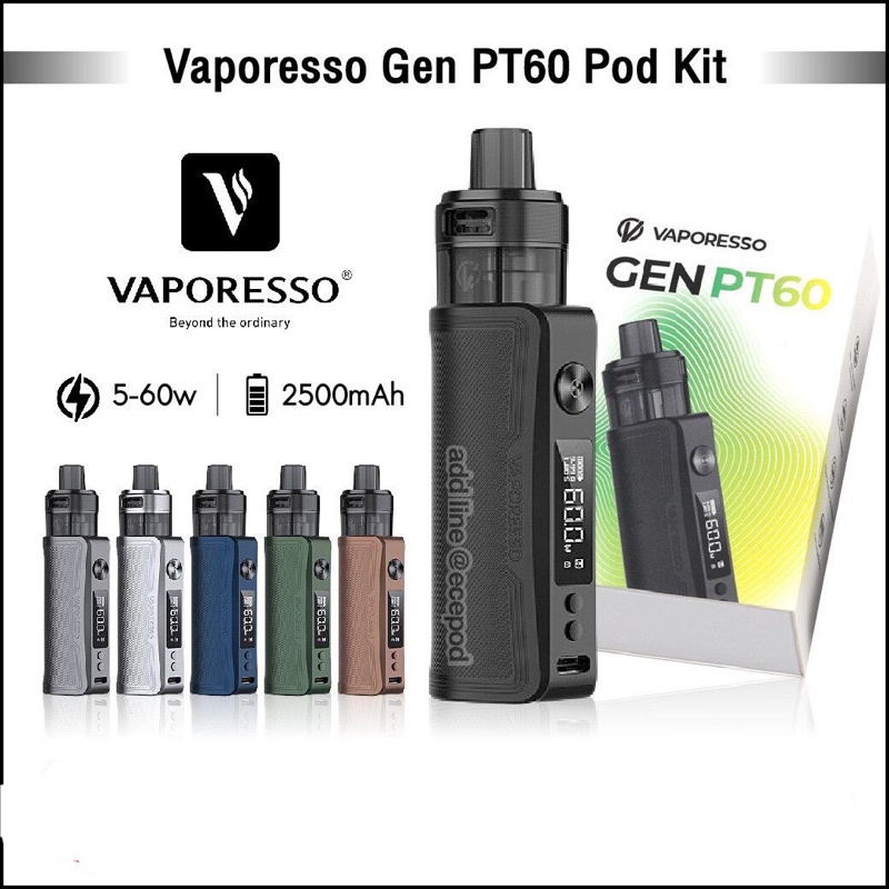 Vaporesso Gen PT60 Pod Kit Built In Battery 2500mAh