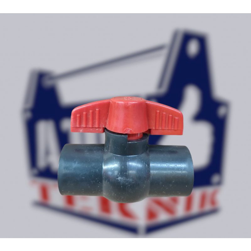 Ball valve 3/4 inch stop kran 3/4 inch plastik PVC cts murah meriah