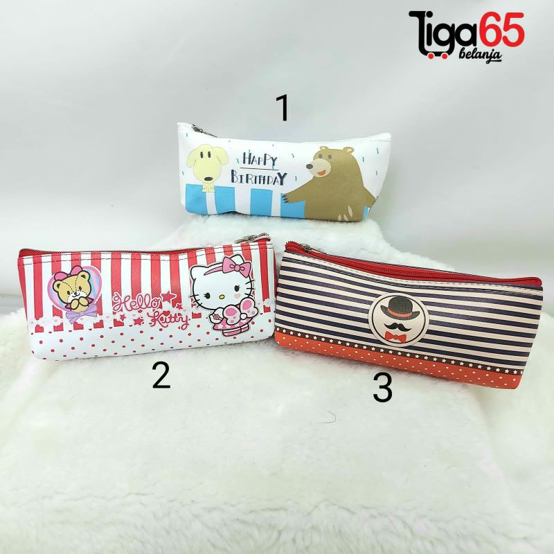 365 Bundling pencil bag 3 in 1 set, paket kotak pencil 3 pc