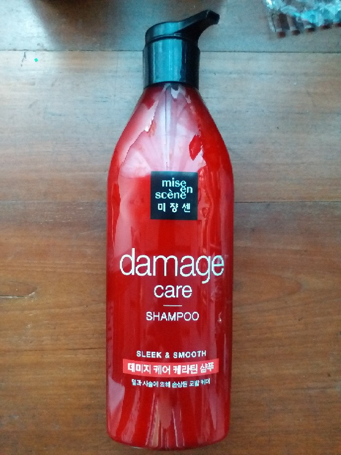  MISE  EN  SCENE  DAMAGE CARE SHAMPOO RINSE SLEEK SMOOTH 