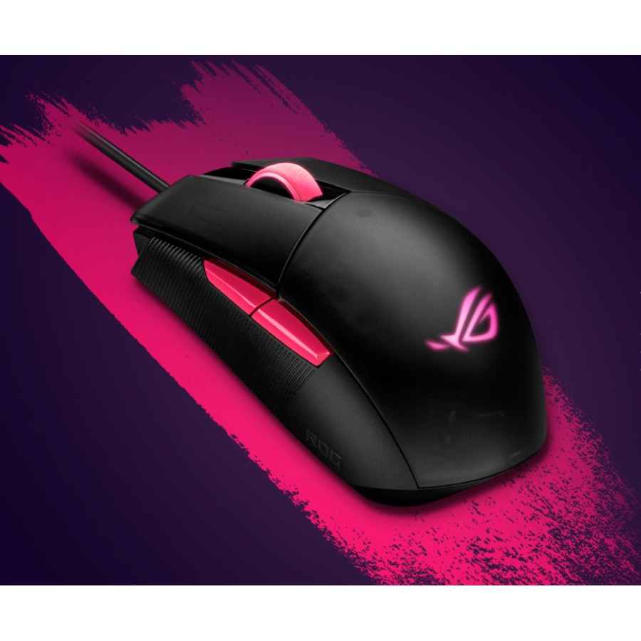 ASUS ROG Strix Impact II Gaming Mouse Electro Punk - Gaming Mouse