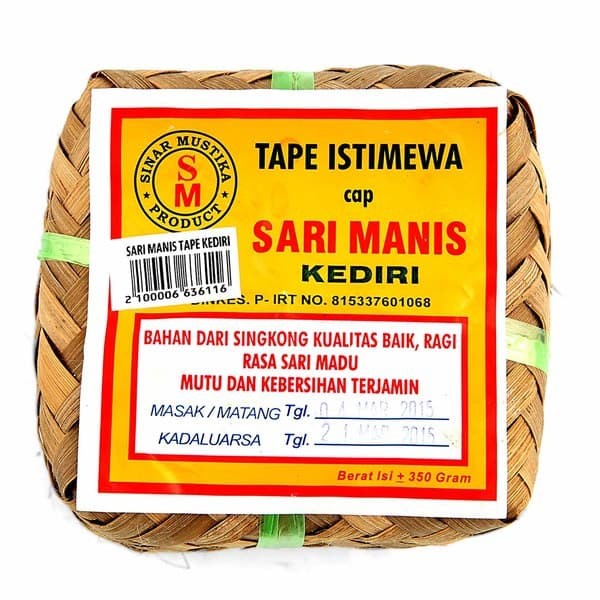 

KETAN-BERAS- TAPE SINGKONG CAP SARI MANIS KEDIRI /PACK -BERAS-KETAN.