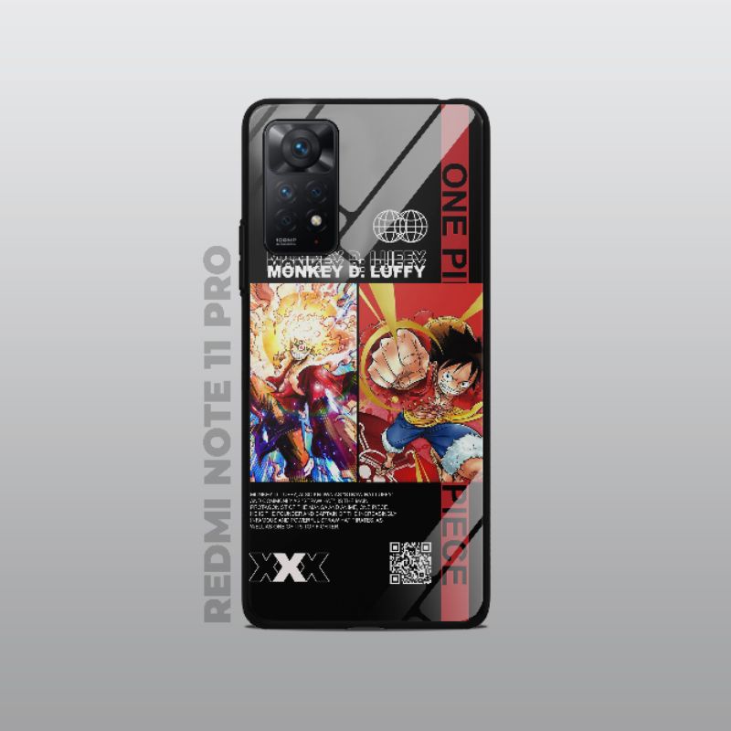 premium soft case glass anime one piece Xiaomi redmi note 11 pro/note 11/note 10 pro/note 10/note 9/