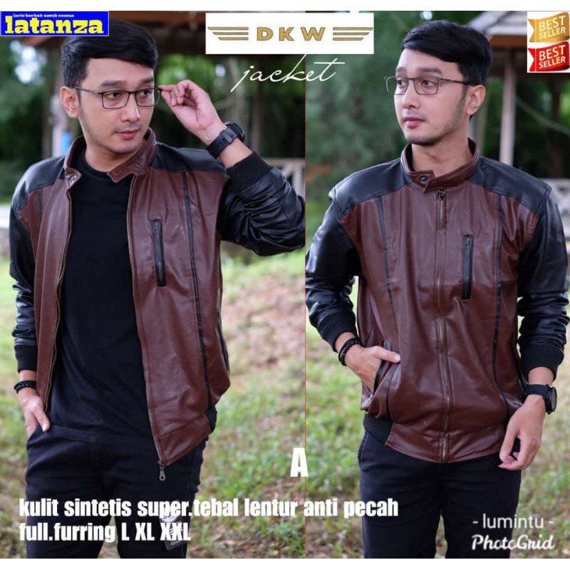 DKW jaket kulit pria
