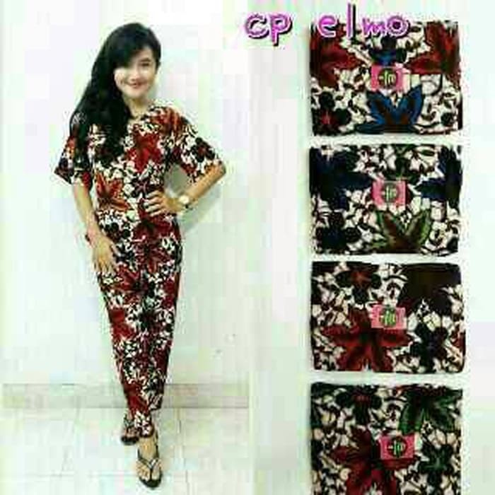 setelan cplp elmo batik pekalongan | baju tidur | baju santai