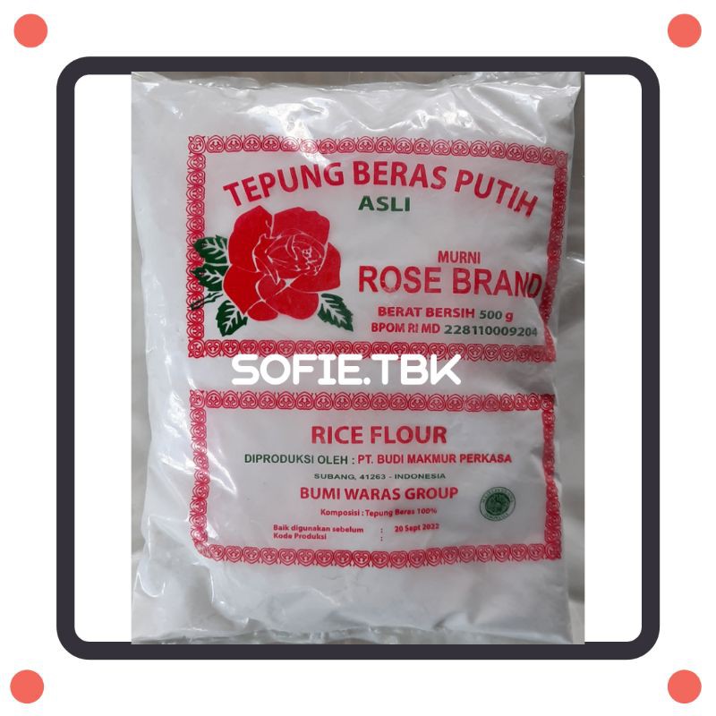 

Tepung Beras Rose Brand 500gram