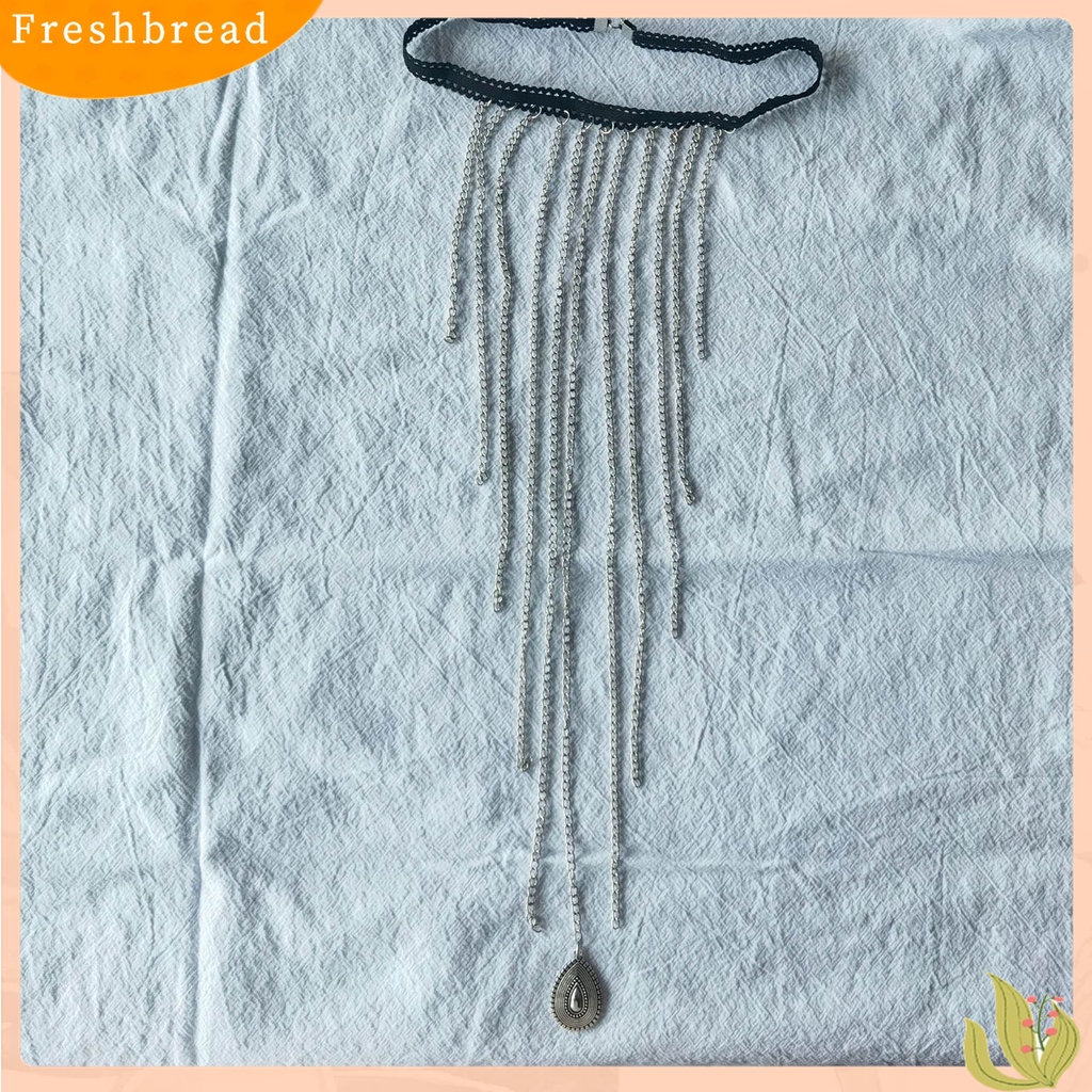 |Frebre Frebre| Rantai Paha Multilayer Aksen Rumbai Geometri Gaya Vintage Untuk Wanita