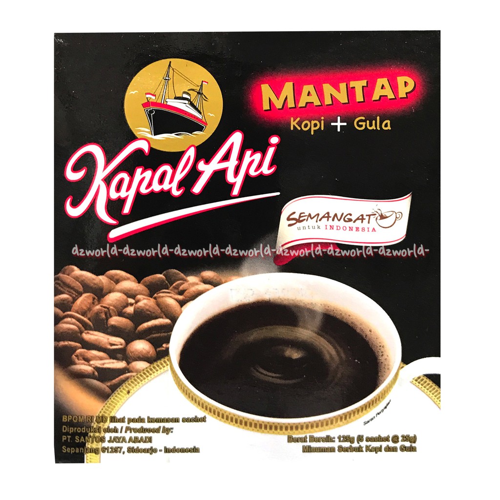 

Kapal Api Kopi Gula Mantab Isi 5sachet Kopi Kapalapi Instan 2in1 Kemasan Saset