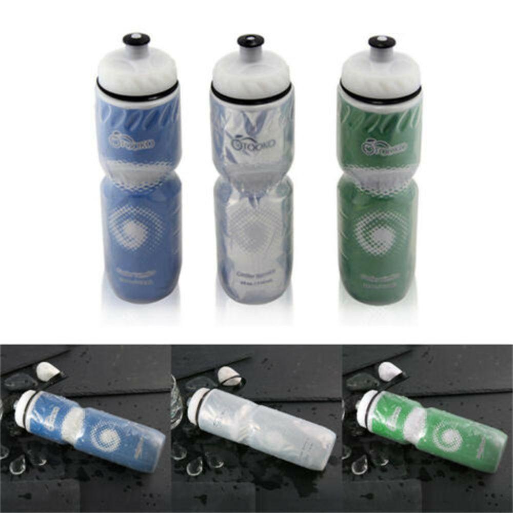 R-FLOWER 750ml Botol Olahraga Peralatan Bersepeda Tahan Lama Lapisan Ganda Thermal Keeping Sport Cup