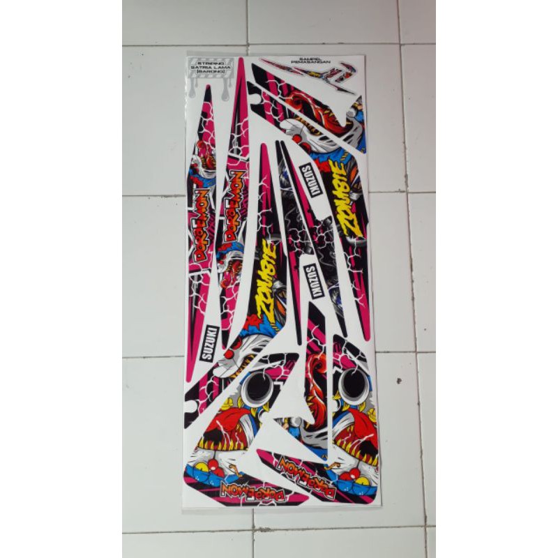 STRIPING VARIASI SATRIA FU BARONG - STRIPING SATRIA FU 2008 - STRIPING VARIASI SATRIA FU BARONG KARB