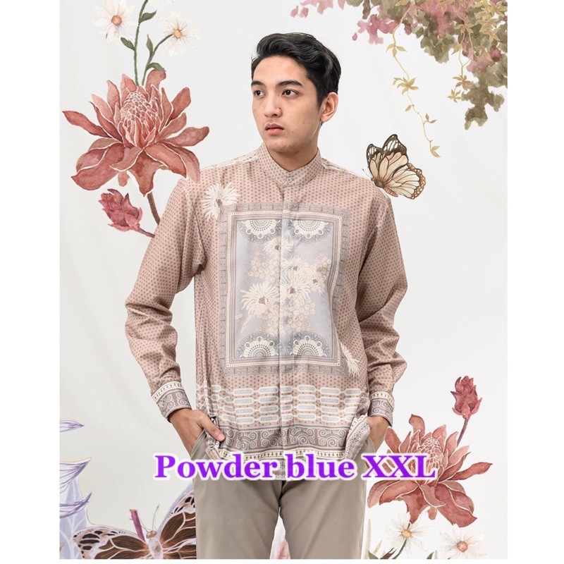 FREEBOOKED ABIMANA SHIRT POWDER BLUE XXL WEARINGKLAMBY